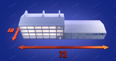 Аренда производства 2 700 м², Россия, Московская область, городской округ Солнечногорск, посёлок городского типа Поварово, Почтовая улица, 1с1